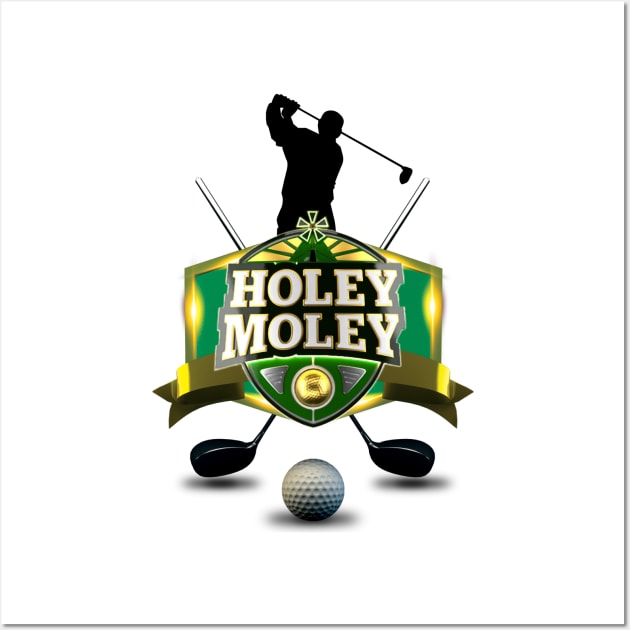 holey moley - golf sport Wall Art by OrionBlue